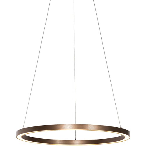QAZQA Professional Bronasta viseča svetilka 60 cm z LED 3-stopenjsko zatemnitvijo - Girello Cene