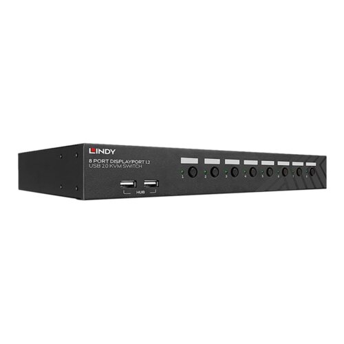 Lindy 39540 preklopnik KVM Montaža v strežni&scaron;ki omarici Črna Cene