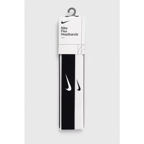 Nike Naglavni trakovi 2-pack črna barva