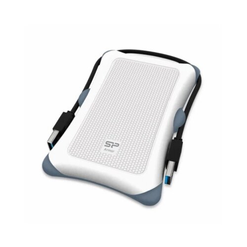 SiliconPower Portable HDD 2TB, Armor A30, USB 3.2 Gen.1, White Cene