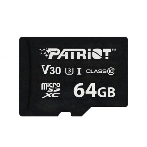 Patriot Memory Patriot VX Series 64GB MicroSDXC V30 Class 10 UHS-I U3 4K UHD Memory Card PSF64GVX31MCX Cijene