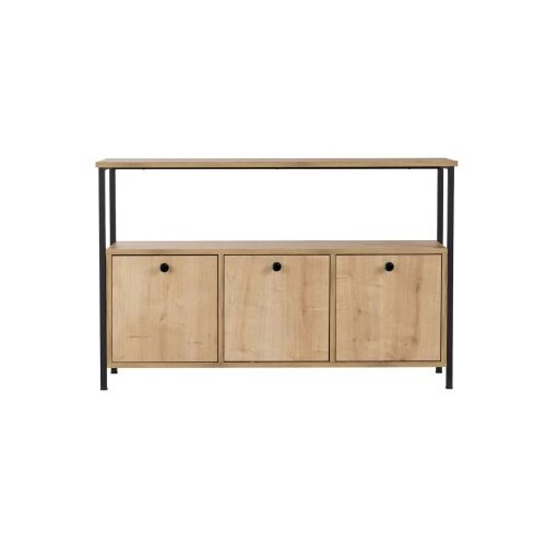 Hanah home komoda solace oak black Slike
