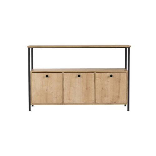 Hanah home Stranska mizica v hrastovem dekorju v svetli naravni barvi 29,5x120 cm Solace &amp;ndash; Slike