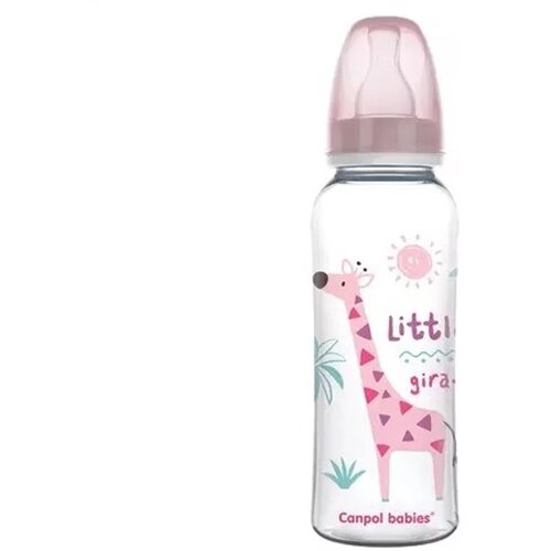 Canpol fla&scaron;ica 250ml pink, 12m+ Cene