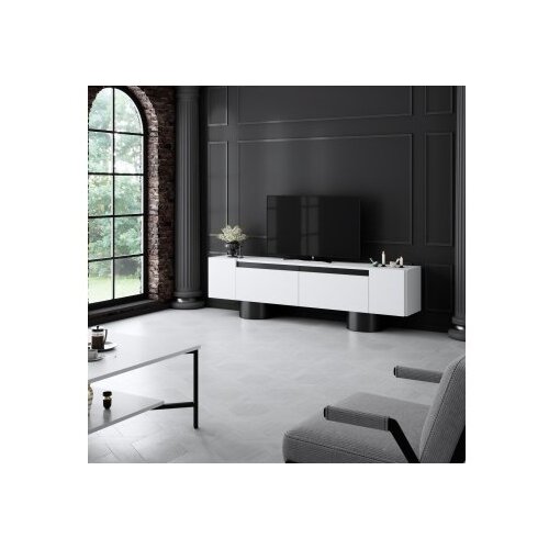 Hanah home tv polica bohem white black Slike