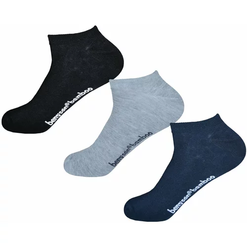 Benysøn 3PACK socks low bamboo multicolored