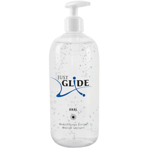 Just Glide Aanal - analni lubrikant na vodni osnovi (500 ml) Cene