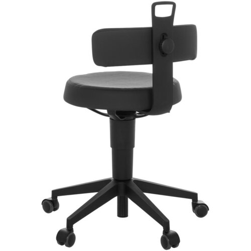 MID.YOU Pisarni&amp;scaron;ki Stolček Top Work Flex Pu, Črna Slike