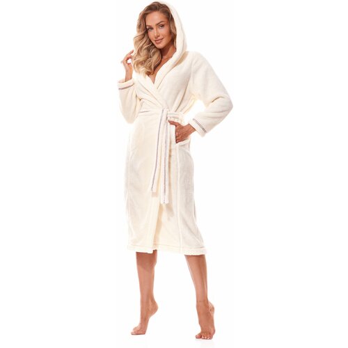 Ll Soft long bathrobe 2322 Ecru Ecru Cene
