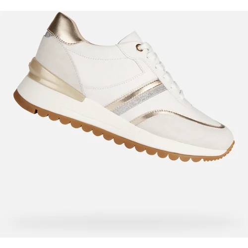 Geox White women's sneakers Desya - Women's