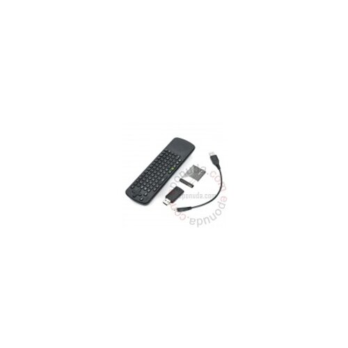 Measy RC13 4-in-1 Mini 2.4GHz 83-Key Keyboard + Wireless Air Mouse + Speaker + Skype Phone - Black Slike