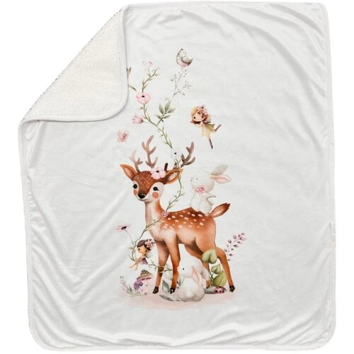 Baby Textil prekrivač za bebe Bambi, Bela Cene