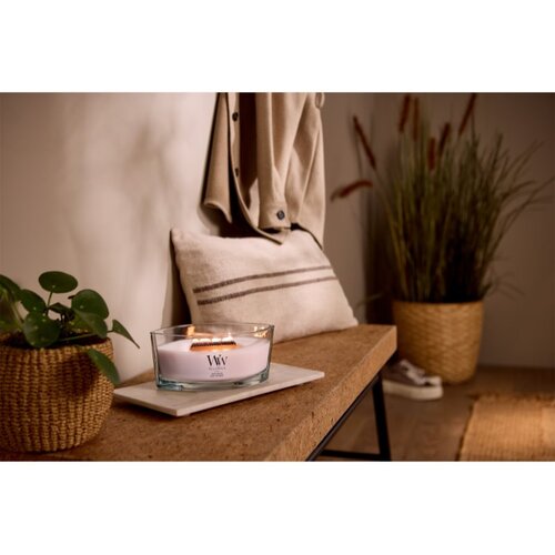 WoodWick Rose Blush mirisna svijeća s drvenim fitiljem 453.6 g Slike