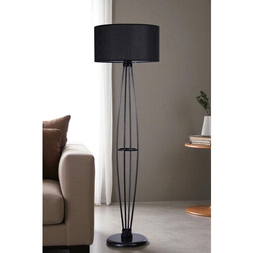 Opviq Podna lampa Hedar, Crna Cene