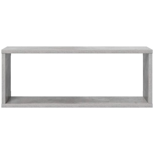 Kockaste zidne police 2 kom boja betona 60 x 15 x 23 cm drvene Slike