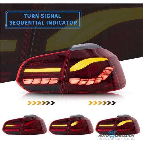  Vw golf 6 2008-2012 štop lampa led sa dinamičkim migavcem-set 4KOM Cene