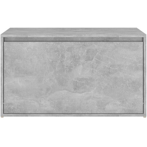  Klupa za hodnik 80 x 40 x 45 cm boja betona konstruirano drvo Slike