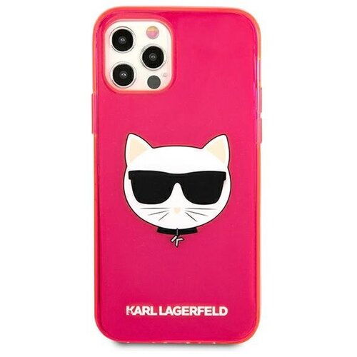  Maska za iPhone 12 Mini (54) pink Karl Lagerfeld Cat Fluo Cene