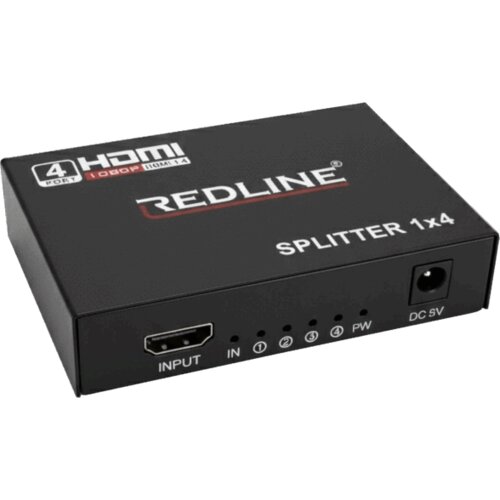 Redline HDMI razdjelnik, 1 ulaz &ndash; 4 izlaza &ndash; HS-4 Cijene