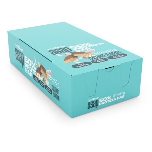 GymBeam 50% Protein Bar 24 x 50 g kokos Cene