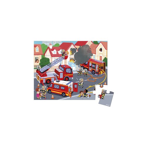  Janod Vatrogasac puzzle 24 kom J02605 Slike