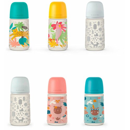  Bočica za bebe Suavinex Prints M 270 ml Slike