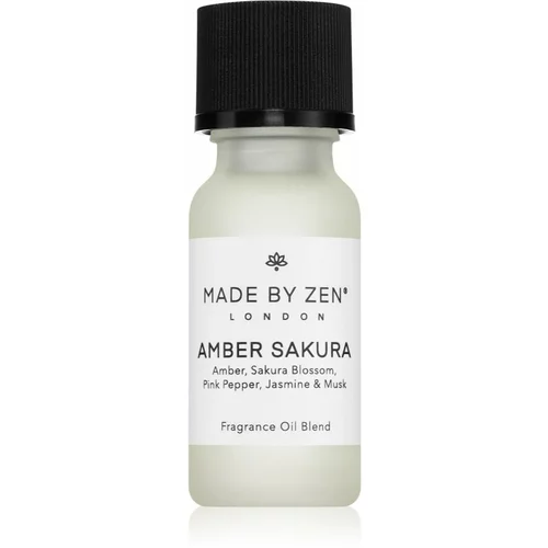 MADE BY ZEN Amber Sakura nadomestno polnilo za aroma difuzor 15 ml
