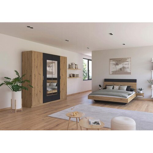 Boxxx SPALNICA, temno siva, hrast artisan Slike