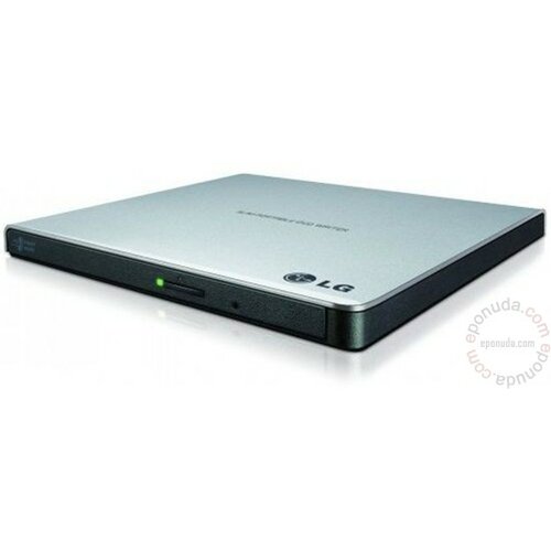 Lg DVD Writer USB GP57ES40 Slim Super Multi 8X/Dual Layer/Retail/USB/Silver optički uredjaj Slike