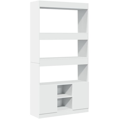 Maison Chic Visoka omara - Komoda - Predalnik bela 92x33x180 cm inženirski les, (21719010) Slike
