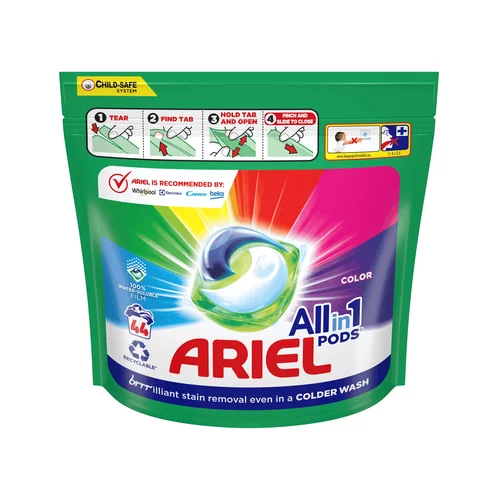 Ariel Kapsule za pranje perila Color, 44 Kos