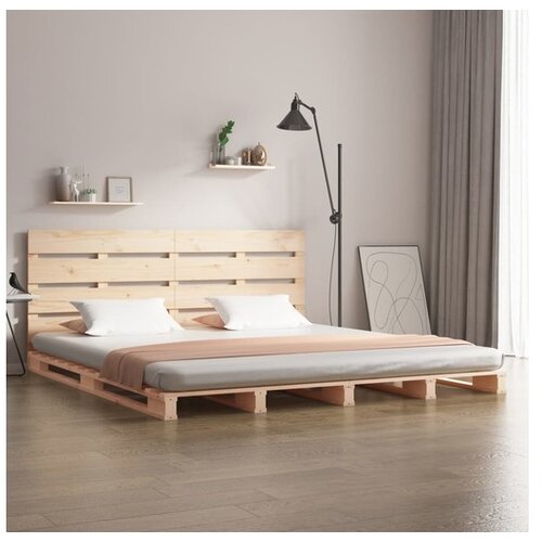  Posteljni okvir 200x200 cm trdna borovina Cene