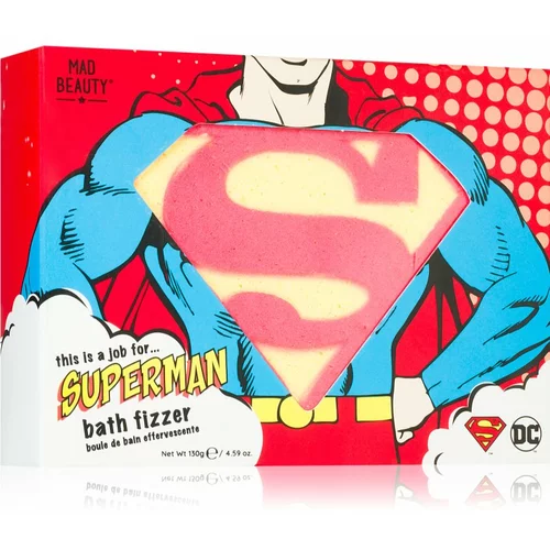 Mad Beauty DC Superman šumeča kocka za kopel 130 g