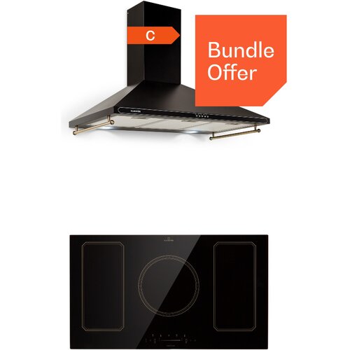 Klarstein Victoria 90 Duo Set indukcijsko kuhalo | 90 cm | indukcijsko kuhalo | napa Slike