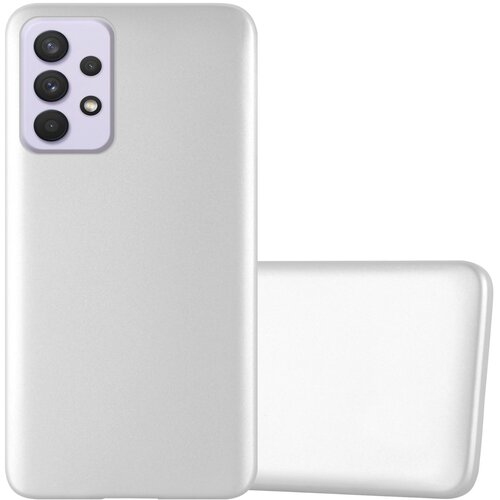 Cadorabo Case, združljiv s Samsungom v kovinskem srebru - za&scaron;čitni pokrov, narejen iz fleksibilnega silikona TPU, (20595908) Cene