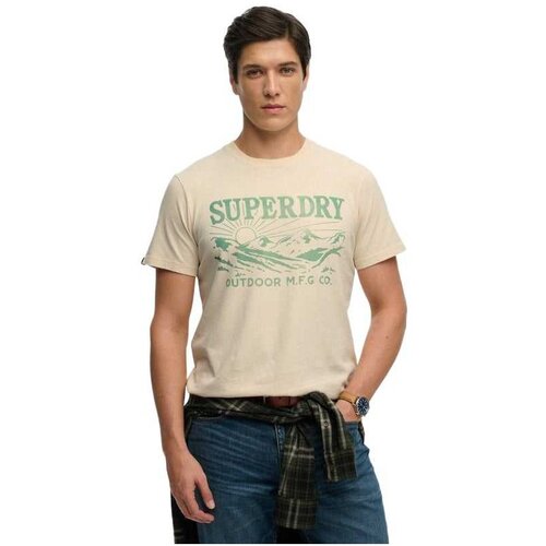 Superdry bež muška majica Cene