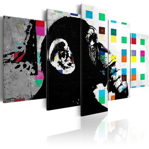  Slika - The Thinker Monkey (Banksy) 200x100 Cijene
