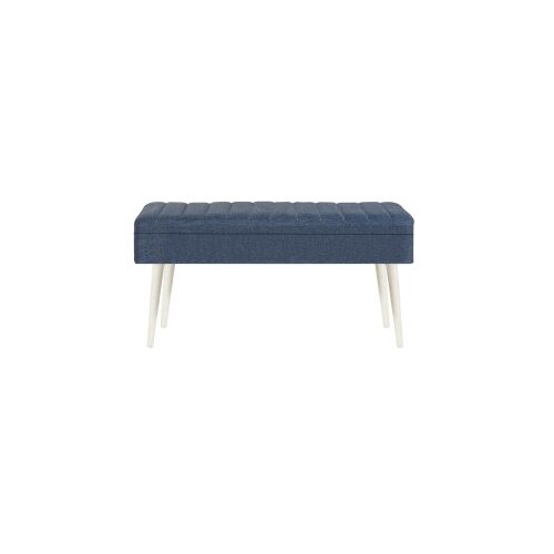 Woody Fashion vina 1048 - 2 -white whitedark blue bench Cene