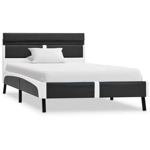  Za krevet od umjetne kože s LED svjetlom sivi 90 x 200 cm Slike