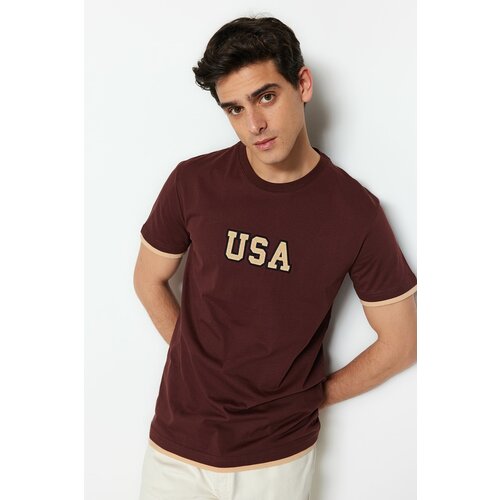 Trendyol T-Shirt - Brown - Regular fit Slike
