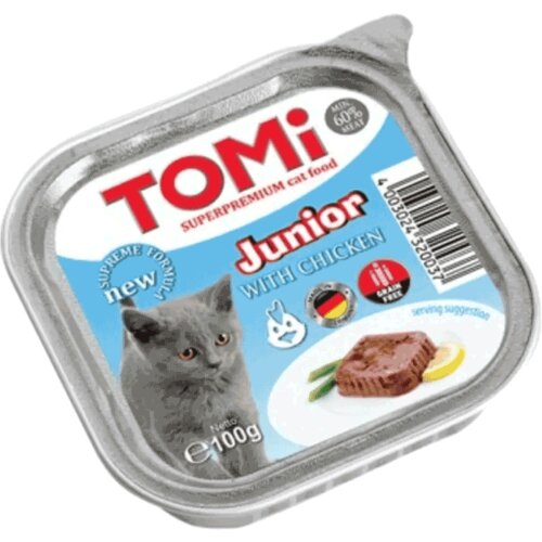 Tomi Pašteta za mačiće Junior, 100 g - 5 kom. Slike