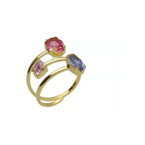Vittoria Ženski victoria cruz sabina multicolor gold prsten sa swarovski kristalima ( a4319-mda ) Slike