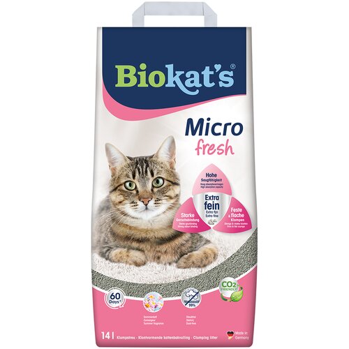  Biokat's Micro Fresh pijesak za mačke - 2 x 14 L Cijene