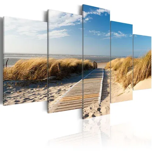  Slika - Unguarded beach - 5 pieces 200x100
