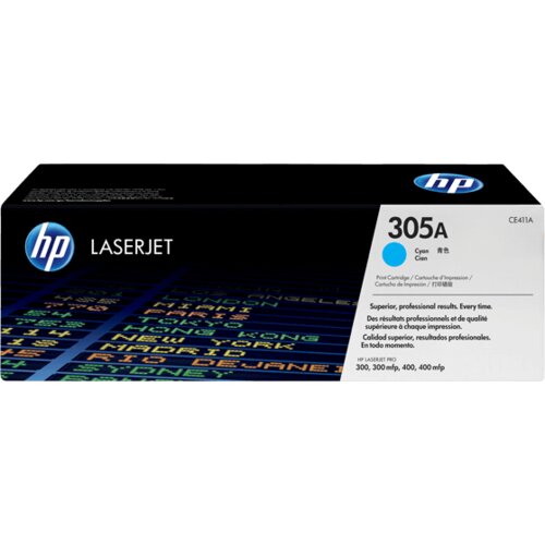 HP Toner CE411A 305A (modra), original Slike