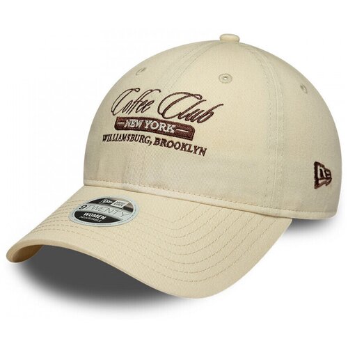 New Era Kape s &scaron;iltom Wmns cafe slogan 9twenty newera Bež Cene