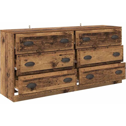  Komode 2 pcs Staro drvo 70 x 35,5 x 67,5 cm Konstruirano drvo Slike