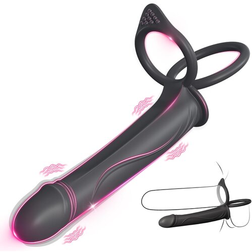 SuperLove Perfect Double Fucker Dual Motor Vibrations Black Cijene