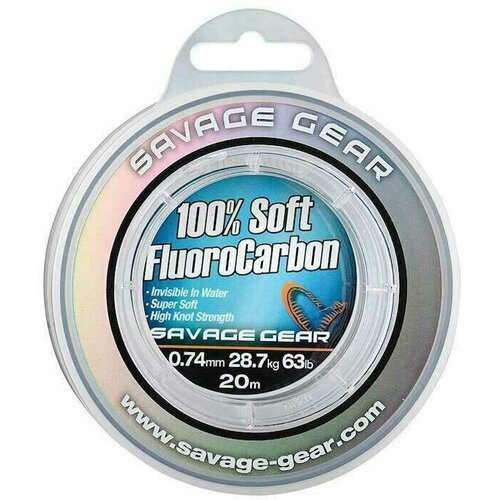 Savage Gear fluorocarbon sg soft 0/39MM / 35M -clear Cene