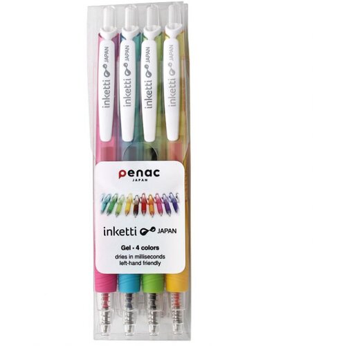 Olovka KEMIJSKA GEL GRIP INKETTI PK4 PENAC SORTIRANO Slike